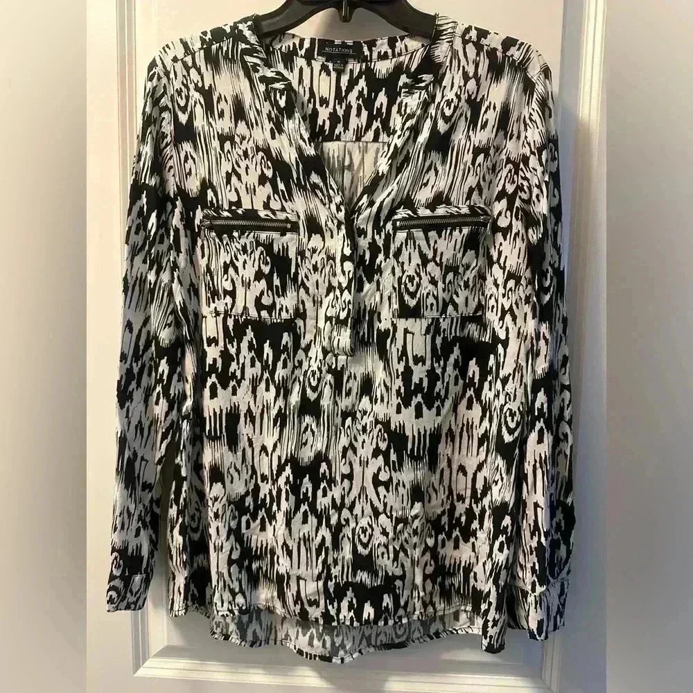 Medium Top from NOTATIONS Chic Business Casual Top - Picture 15 of 16